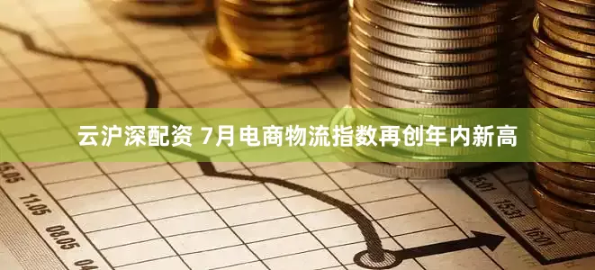 云沪深配资 7月电商物流指数再创年内新高